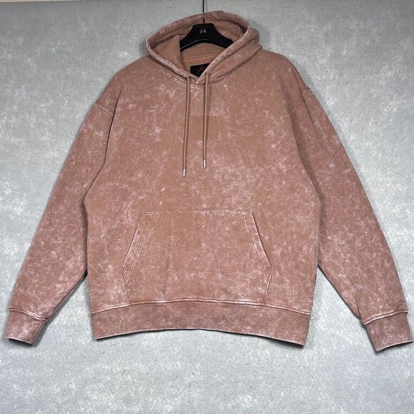 Jordan Flight Fleece Sweatshirt Washed Mens Large Mineral Clay Hoodie DR3087-215 - Picture 1 of 12